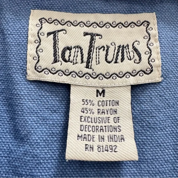 TanTrums vintage Y2K 1990s Embroidered Floral Patchwork Vest in Pastel Stripes M - Picture 5 of 9